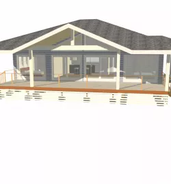 e-3 Green Plan 3 - 3-D Model