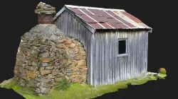 High country cattlemens hut