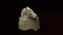 Horse's head from the Goddess Selene's chariot