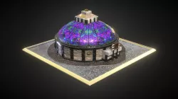 Low poly Baldur's gate game building