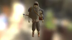 Low Poly Desert Warrior