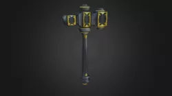 Low poly hammer