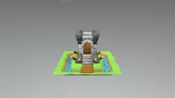 Low-Poly Mini Castle