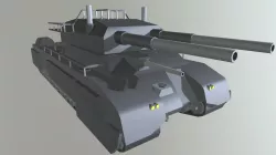 Low Poly P1000 Tank