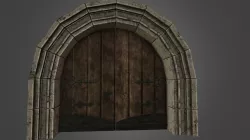 Medieval Castle Door