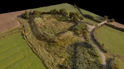Remains of a medieval fort (Stellerburg/Germany)