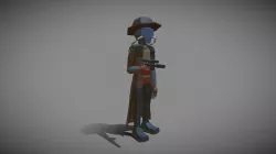 Star Wars Low Poly: Cad Bane