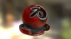 3D Coat painted with rust and dust