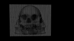 Animated optical Illusion - Skull.