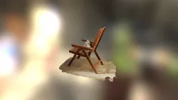 Chair Simplified 3d Mesh