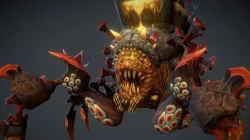 dragon nest videogame. spider boss 3d model