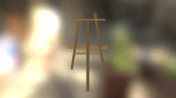 Easel low poly