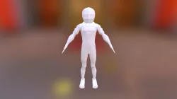 Human Male Model Not Rigged