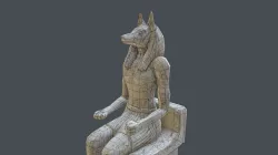 Jackal Statue - Roller coaster tycoon World