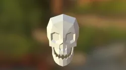 Low Poly Skull