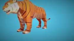 Poly Art: Tiger