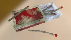 Prop Project - Matchbox w/ Matches - Textured