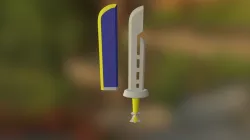 Razor Sword And Scabbard (Majoras mask)