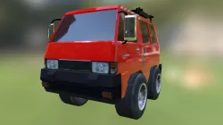 Red Van L300 Chibi