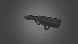 Rocket Launcher Low Poly