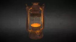 Rusty Oil Lantern