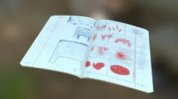 Secret notebook from Paper Hospital map