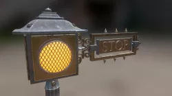 Steampunk Traffic Light