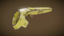 Yellow Paint Vive Controller