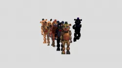 All-fnaf-1-animatronics