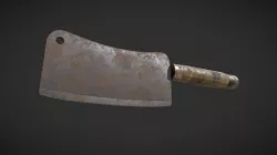 Cleaver Knife Rusty