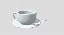 cup and spoon