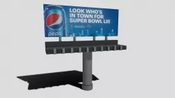 Low poly Ad Billboard