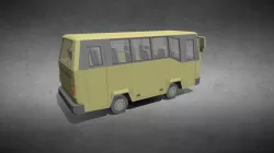 Low Poly Minibus