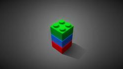 Modello 3D Cubo Lego a forma di cuore - TurboSquid 1835679