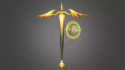 Sacred Sword and Stained glass shield
