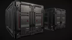 Sci-fi Industrial Container