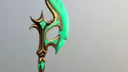 Skyrim Glass Battleaxe