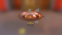 Steampunk blimp
