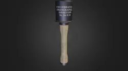 Stielhandgranate German Hand Grenade