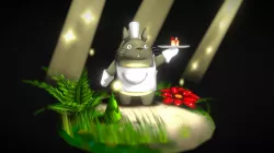 Totoro with Cake