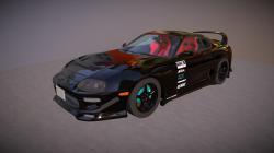 Toyota Supra MK4 Drift Tune - 3D Model by Naudaff3D