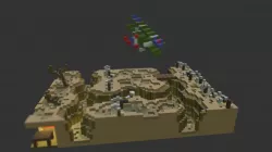 Trench Warfare Voxel Model