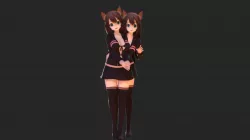 VRChat Ayano CAT GIRL 2 Versions