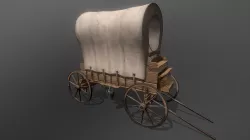 Western Wooden Wagon