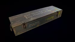 WW2 Wooden Crate Photogrammetry