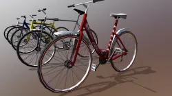 001 Lowpoly Model Bicycle