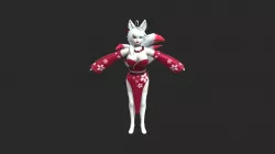 3D Fox Lady