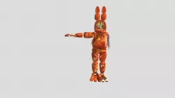 burning bonnie-fnaf