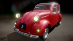 Citroen CV2 LowPoly