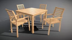 Dining Table and Chair set PBR